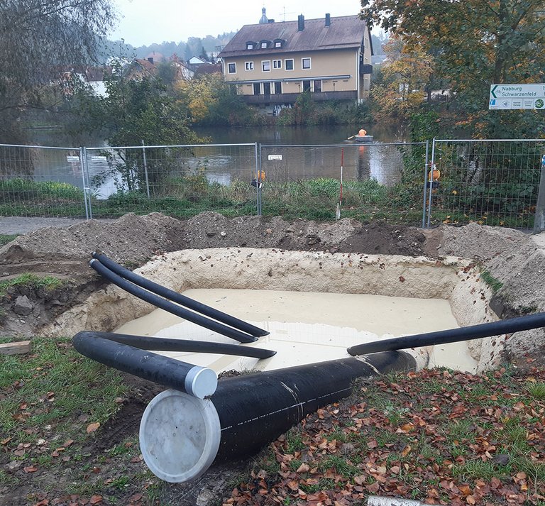 Spülbohrung Naabdüker 9